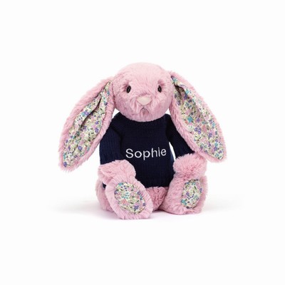 Jellycat Blossom Tulip Konijn with Navy Jumper | WP8164925